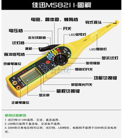 佳迅MS8211汽車電路檢測儀 功能解析與教學應用指南